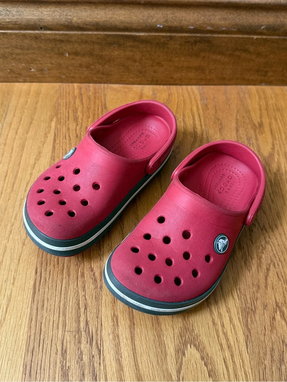 Crocband Red Clogs Kids Unisex Sporty Crocs Size 10